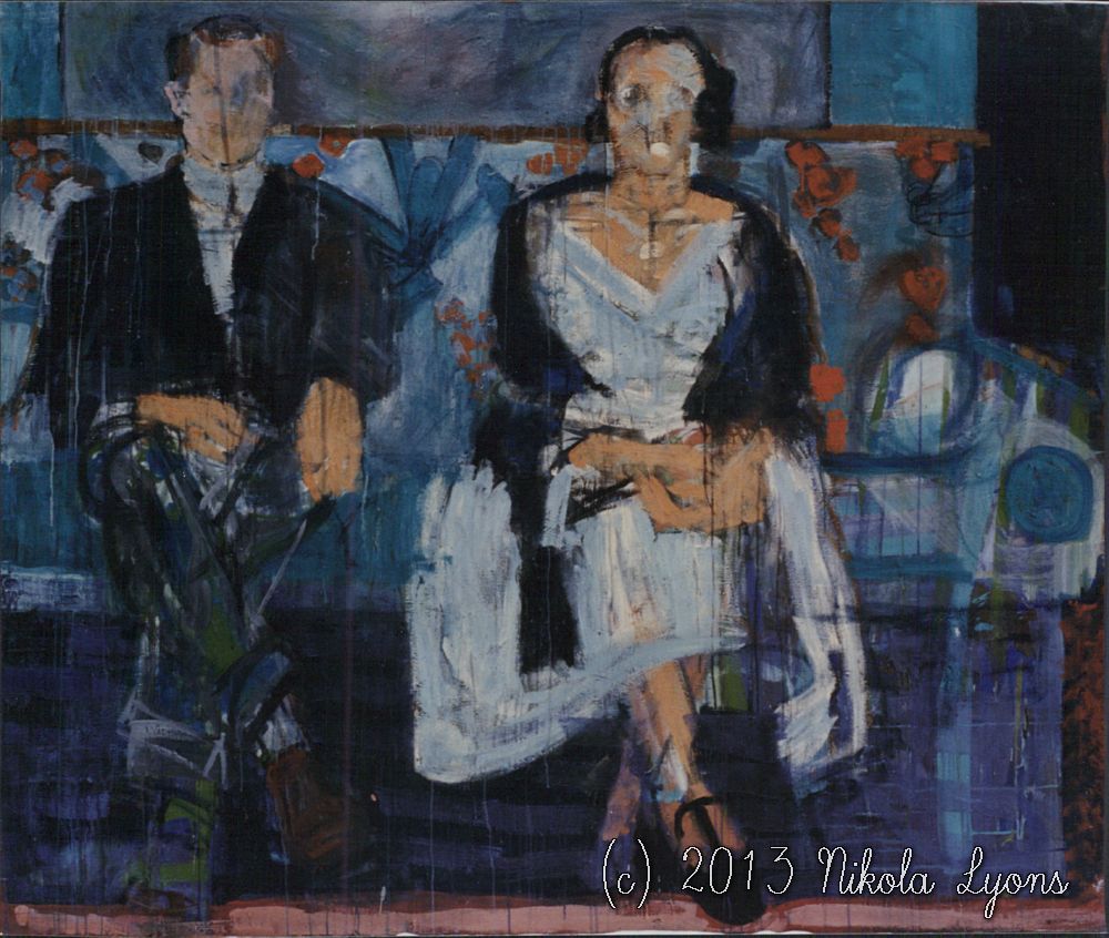 Nikola Lyons: Couple on Sofa